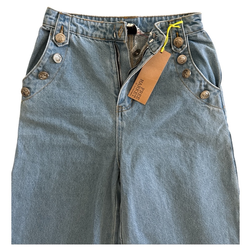 NWT Free Market high waisted sailor jeans size Small - Picture 2 of 5